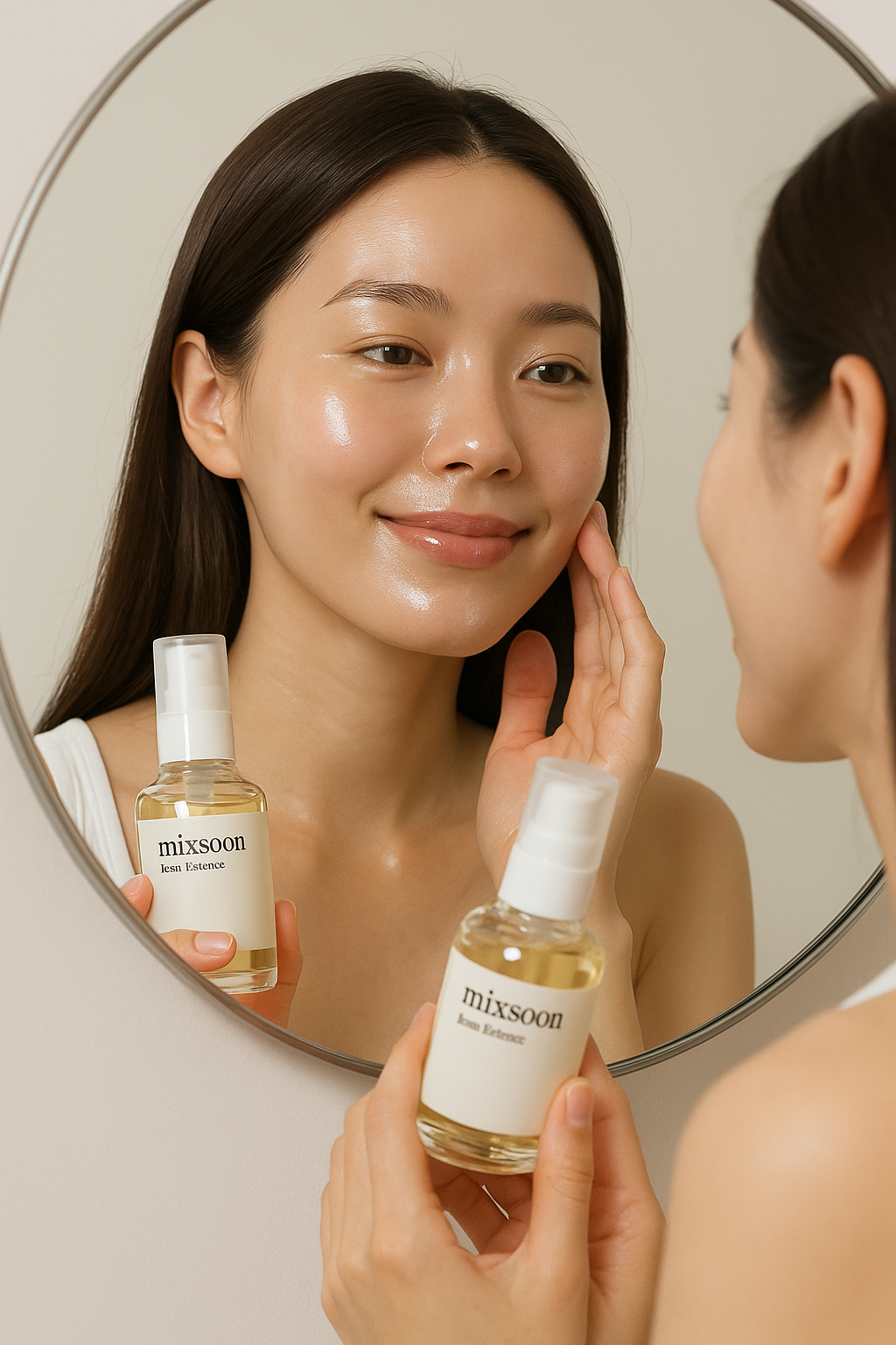 ¿Piel de vidrio? MIXSOON lo hace posible. Tu piel, luminosa y perfecta sin filtros